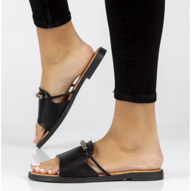 Filippo DK3670 / 22 Bk crne papuče crno 1