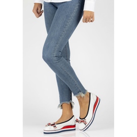 Kožne balerinke Filippo DP2159 / 22 Wh bijele bijela 2