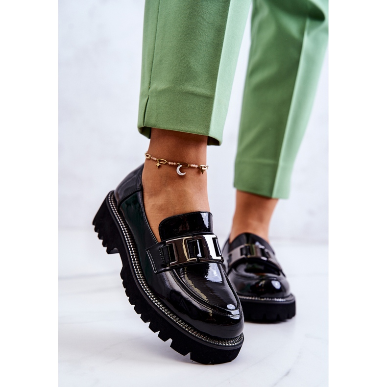 S.Barski Lakirane kožne cipele u crnoj boji Corine crna 2