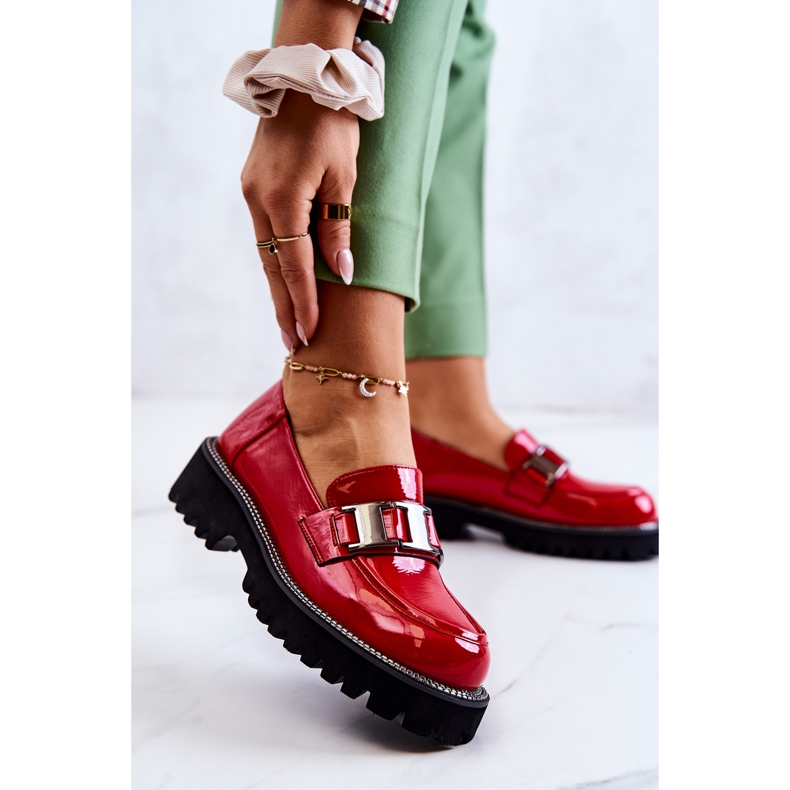 S.Barski Lakirane cipele crvene Corine crvena 1