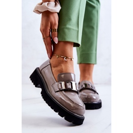 S.Barski Cipele od lakirane kože Grey Corine siva 1