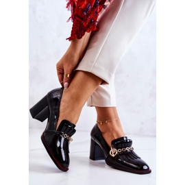 S.Barski Lakirane trendi crne Jenice cipele crna 2