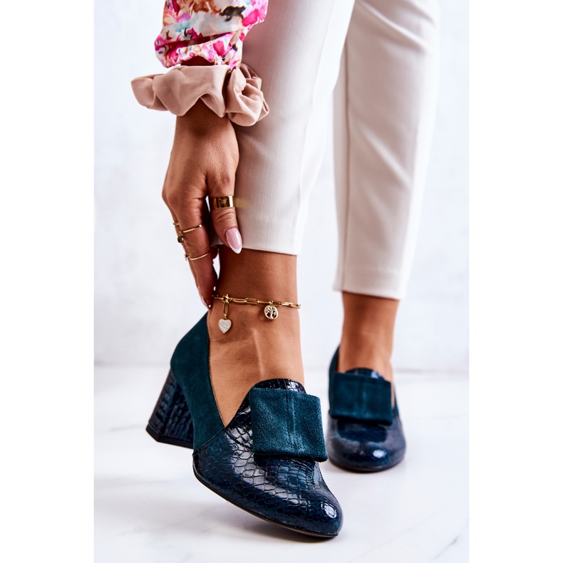 PA2 Diana zelene antilop cipele od zmijske kože zelena 1