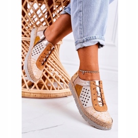 Ženske kožne cipele Maciejka Žuta 03339-44 žuta boja 2