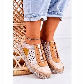 Ženske kožne cipele Maciejka Žuta 03339-44 žuta boja 3