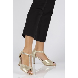 Filippo DS1360 / 22 Go zlatne sandale zlatni 2