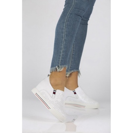 Kožne cipele Filippo DP1356 / 22 Wh bijele bijela 1