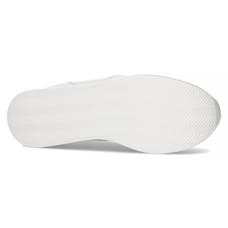 Kožne tenisice Filippo DP3682 / 22 WH bijela zlatna 3