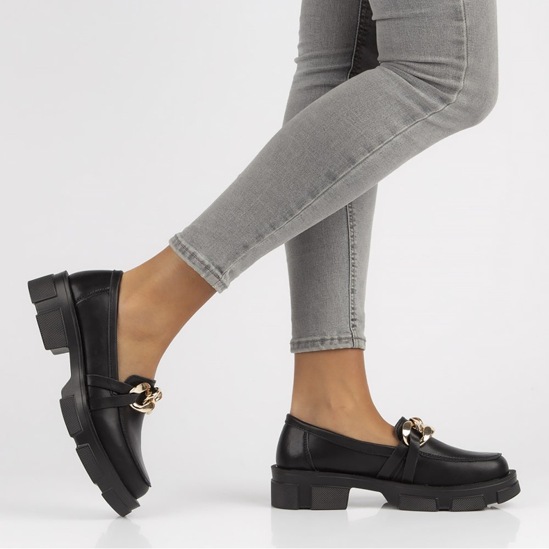 Kožne cipele Filippo DP3221 / 22 Bk crne crna 2