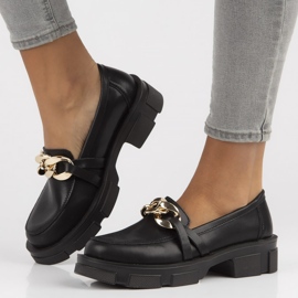 Kožne cipele Filippo DP3221 / 22 Bk crne crna 1