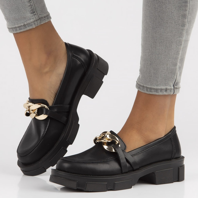 Kožne cipele Filippo DP3221 / 22 Bk crne crna 1