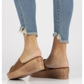 Filippo DK3608 / 22 Smeđe papuče smeđa 1