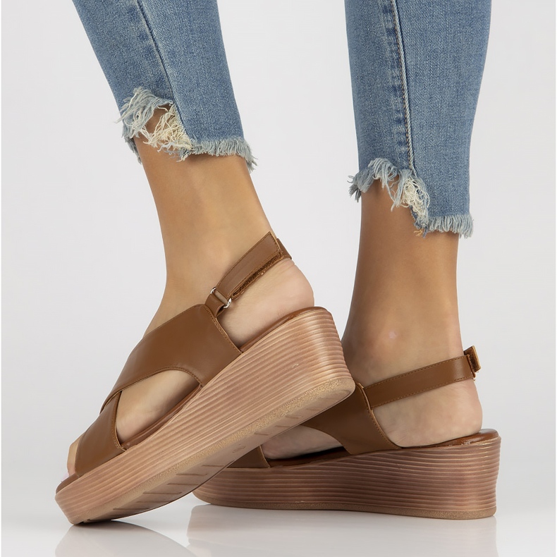 Filippo DS3609 / 22 Br smeđe sandale smeđa 1