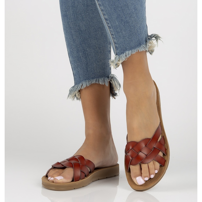 Filippo DK3610 / 22 Smeđe papuče smeđa 1