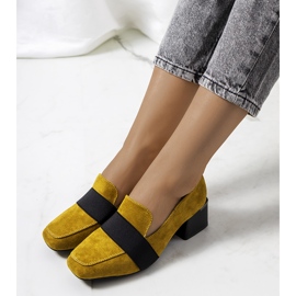 Žute broge na stupu Arden crna žuta boja 1