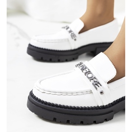 Bijele mokasinke na visokom Louelle potplatu bijela 1