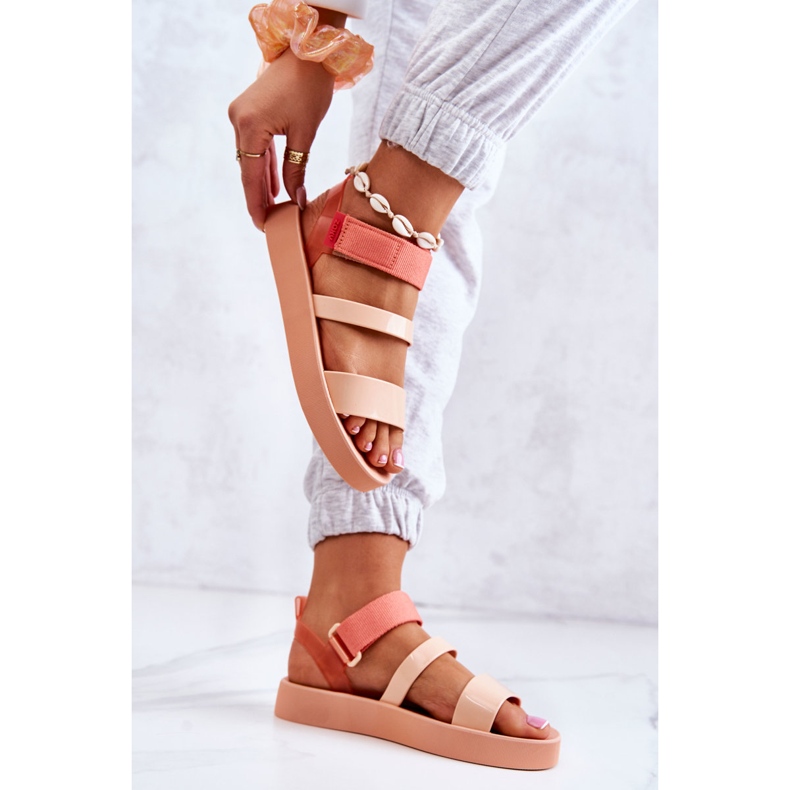 Mirisne gumene sandale na čičak ZAXY HH285288 Narančasta 1