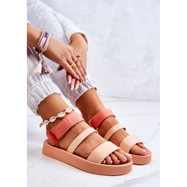 Mirisne gumene sandale na čičak ZAXY HH285288 Narančasta 2