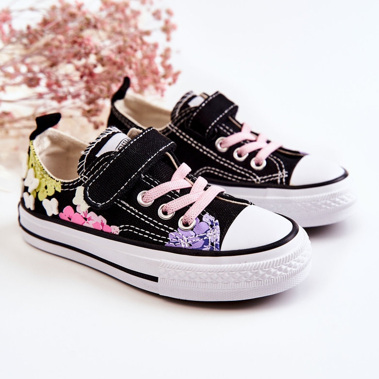 PA1 Dječje tenisice Fabric Print Black Buster crno 1