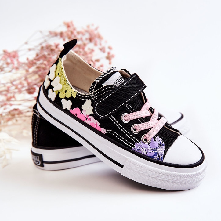 PA1 Dječje tenisice Fabric Print Black Buster crna 2