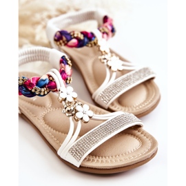 Dječje bijele Sammi slip on sandale bijela 2