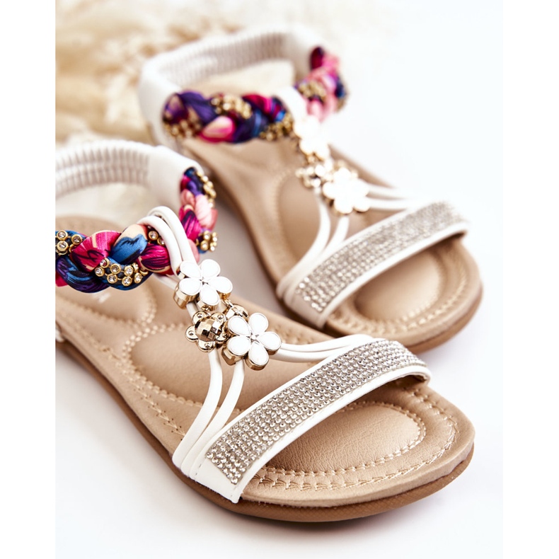 Dječje bijele Sammi slip on sandale bijela 2