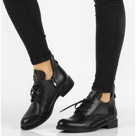 Kožne cipele Filippo 30055 crne crno 1