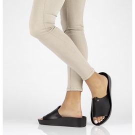 Kožne papuče Filippo DK2059 / 22 Bk crne crno 1