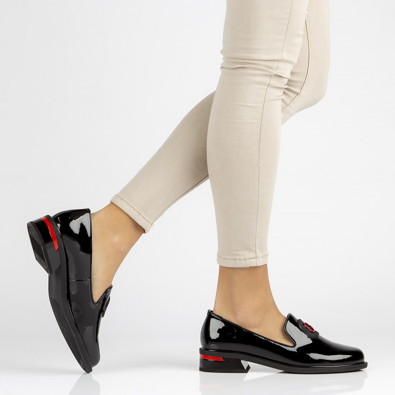 Kožne cipele Filippo DP3720 / 22 Bk crne crna 2