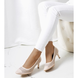 Bež i zlatne ažurne igle zlatna 1