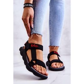 Ženske sportske sandale Lee Cooper LCW-22-34-0955L crne crna 1