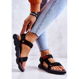 Ženske sportske sandale Lee Cooper LCW-22-34-0955L crne crno 2