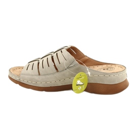 Ženski prelepozi s otvorenim Evento 22SD98-4536 sivi uzorak siva 2