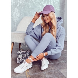 Cross Jeans Ženske tenisice zavezane križne traperice JJ2R4038C Bijela 1