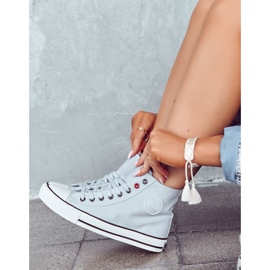 Ženske visoke tenisice Big Star JJ274209 Plave plava 1