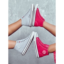 Ženske visoke tenisice Big Star JJ274210 Fuksija ružičasta 1