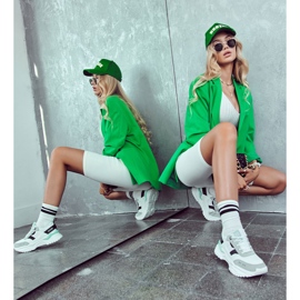 Ženske sportske cipele Big Star JJ274A412 Bijela i Crna crno plava 2