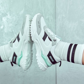 Ženske sportske cipele Big Star JJ274A412 Bijela i Crna plava 1