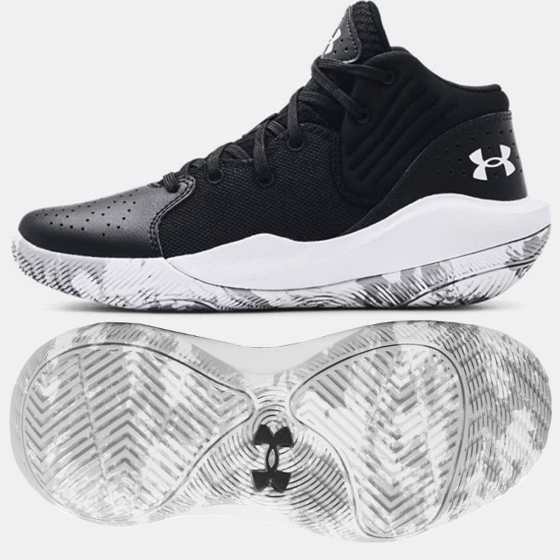 Under Armour Gs Jet '21 Jr 3024794 001 tenisice za košarku crna crna 1