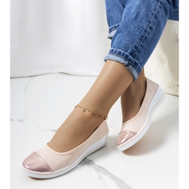 Bež tenisice na klin Barrie 1