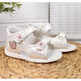 Bijele sandale na čičak u American Clubu bijela 2