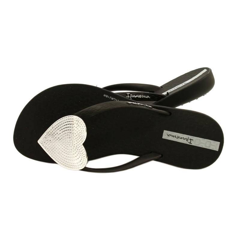 Ipanema Djevojke 'japanske maxi modne djece IPanama 82598 sa srebrnim srcem crna 4