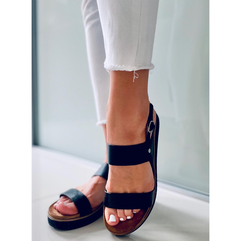 Ženske sandale Maiden Black crna 2