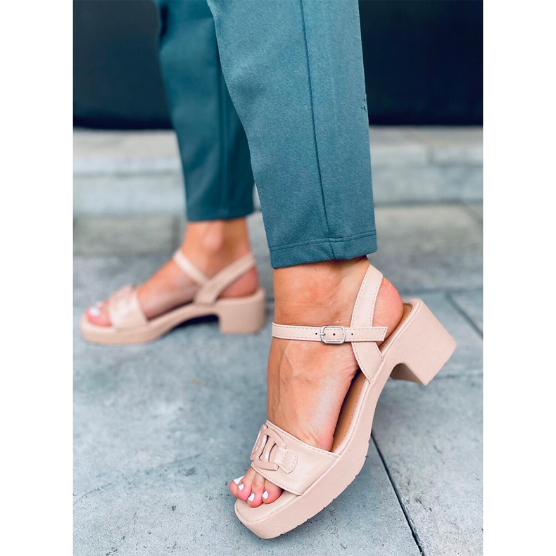 Sandale s visokom potpeticom iz Sharon Nude bež 1