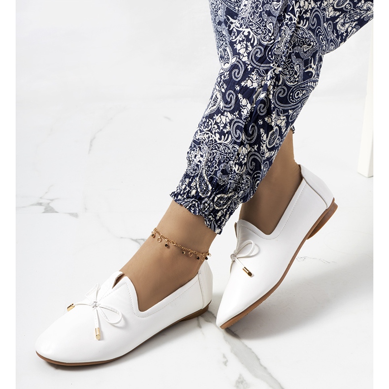 Carlsen bijele mokasine bijela 1