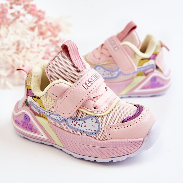 Dječje lagane sportske cipele Pink Snoopy ružičasta 1