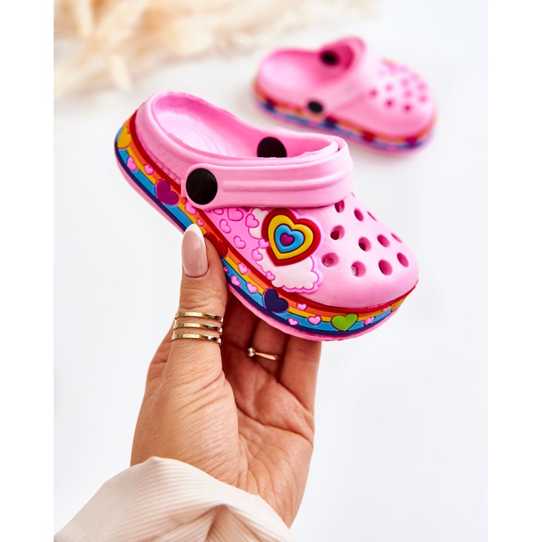 Dječje papuče Foam Crocs Pink Charie ružičasta 1