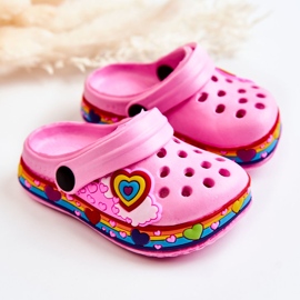 Dječje papuče Foam Crocs Pink Charie ružičasta 2
