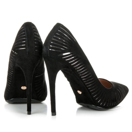 Seastar Cipele od antilopa visokog sjaja crna 2