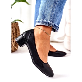 S.Barski Kožne pumpe S. Barski 20-L1 Crna crno 3